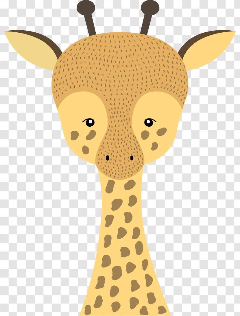 Poster Printing Child Infant - Art - Cute Giraffe Portrait Transparent PNG