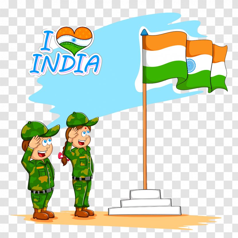 India Independence Day Flag - Indian - Saint Patricks Cartoon Transparent PNG