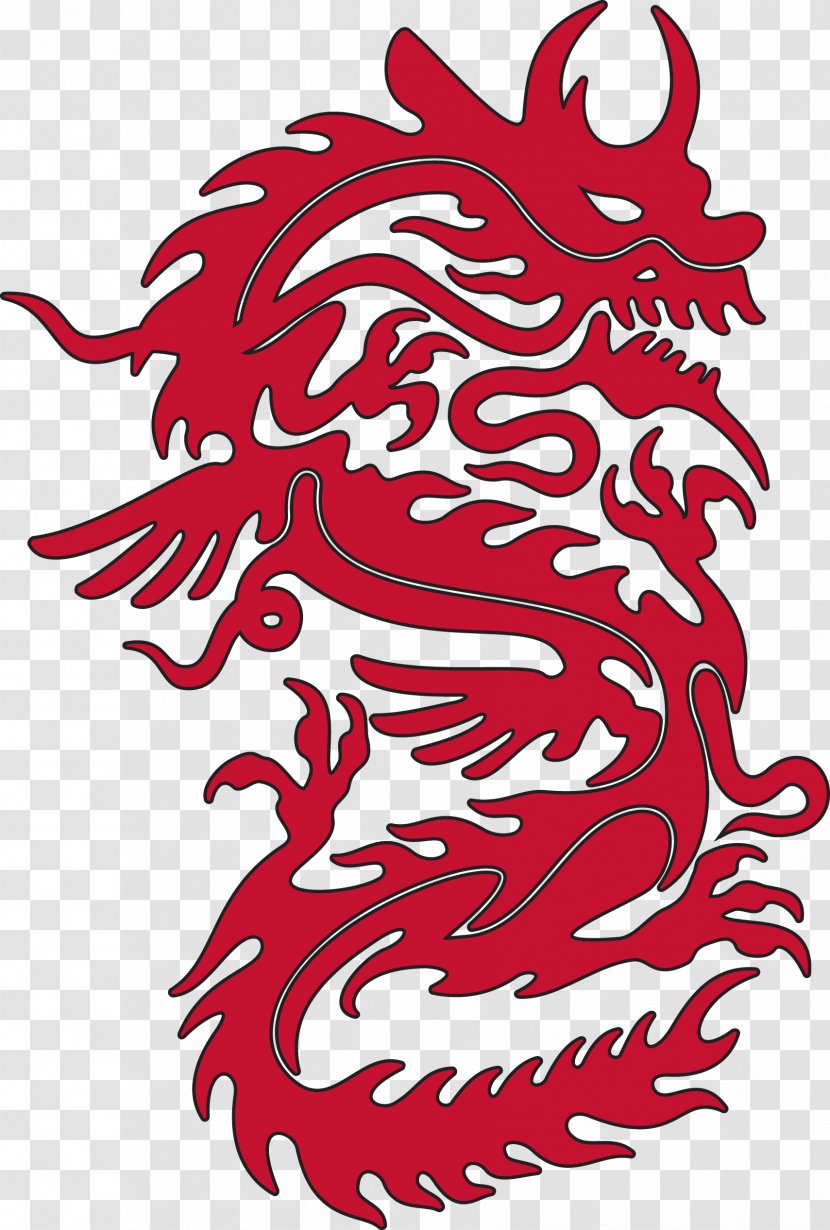 Dragon T-shirt Red Clip Art - Artwork Transparent PNG