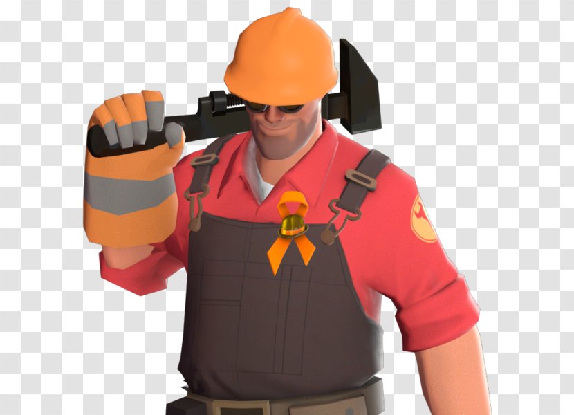 Hard Hats Team Fortress 2 Climbing Harnesses - Orange Transparent PNG