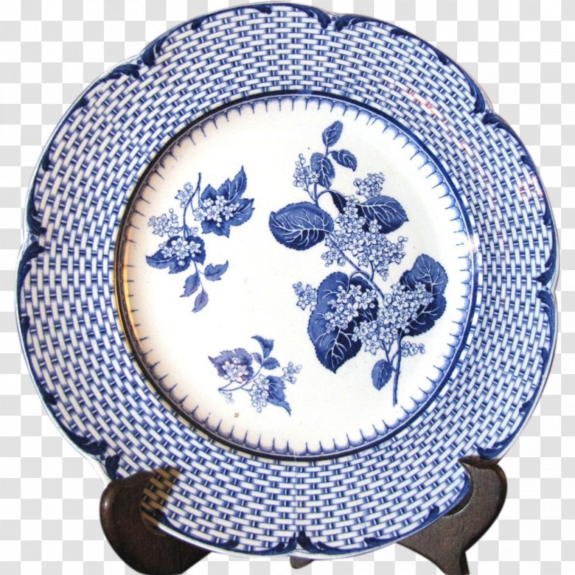 Tableware Platter Plate Porcelain Blue And White Pottery - Cobalt Transparent PNG
