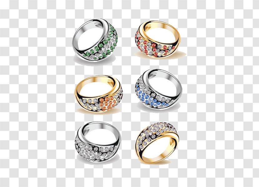Wedding Ring Engagement Clip Art - Body Jewelry - Bright Diamond Transparent PNG