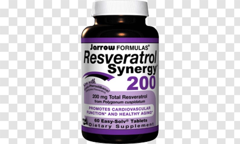 Dietary Supplement Jarrow Formulas Resveratrol Synergy 60 Tablets Life Extension - Fitness Resort Transparent PNG