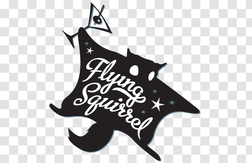 The Flying Squirrel Bar Logo - Frame Transparent PNG