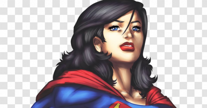 Superwoman Supergirl Lois Lane Black Lightning DC Comics - Watercolor Transparent PNG