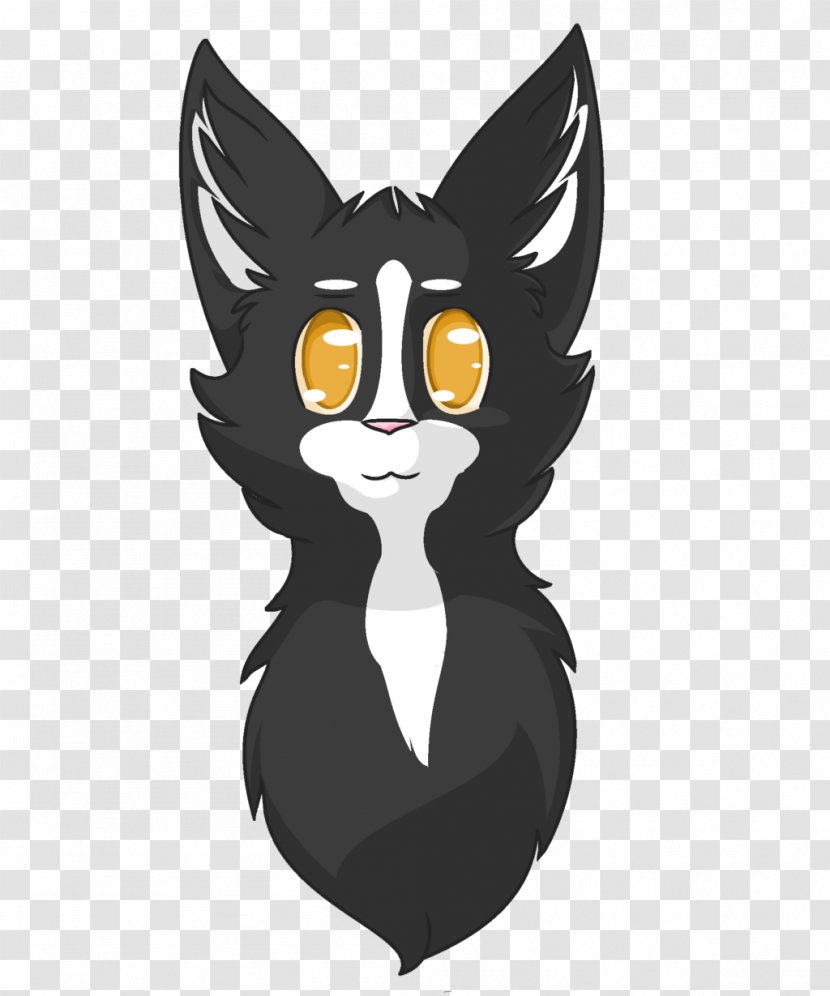 Whiskers Black Cat Tallstar Warriors - Vertebrate Transparent PNG