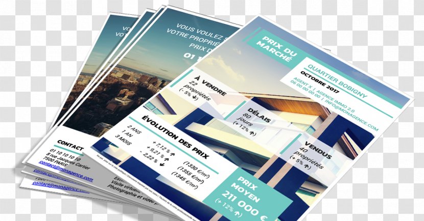 Paper Real Property Flyer Advertising Goods - Design Transparent PNG