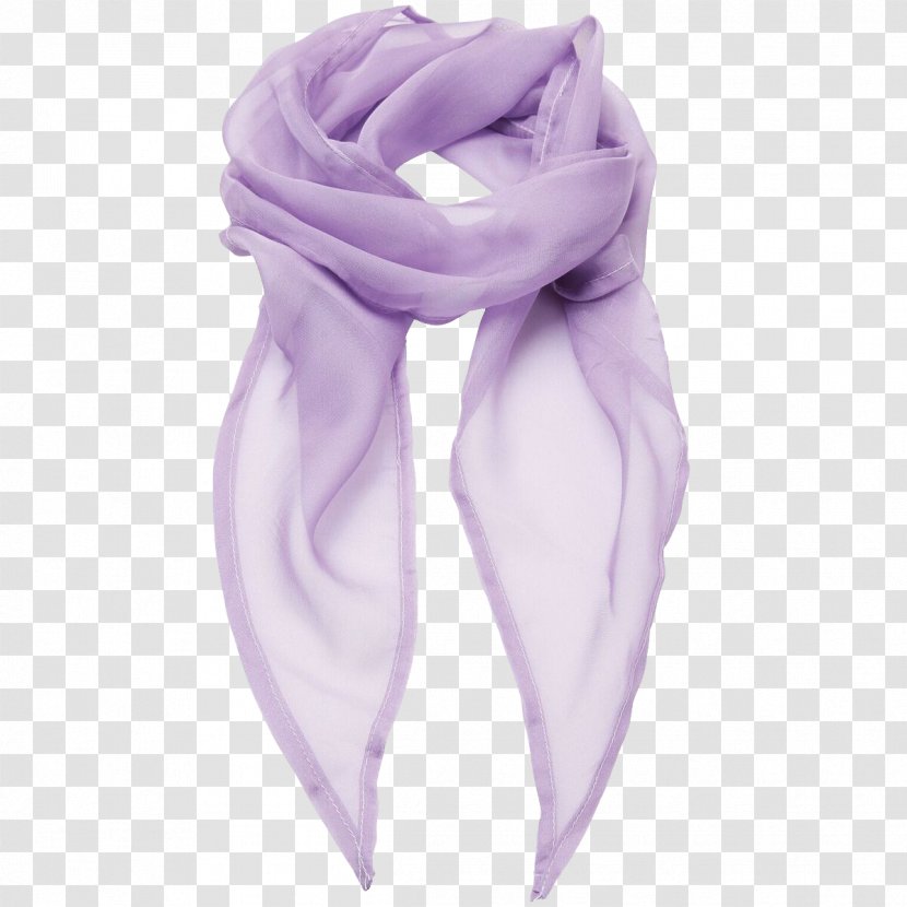 Scarf Chiffon Clothing Neckerchief Necktie - Foulard Transparent PNG