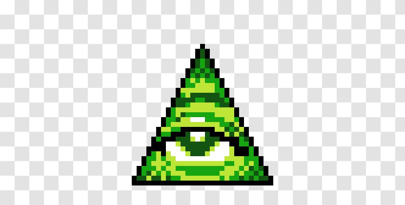 Pixel Art Drawing Illuminati - Frame - Flower Transparent PNG