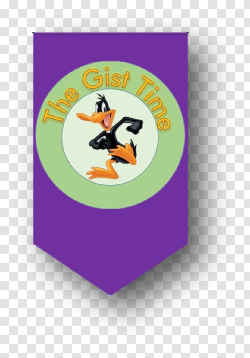 Daffy Duck Looney Tunes Standee Carton - Purple - Chemical Attack Transparent PNG