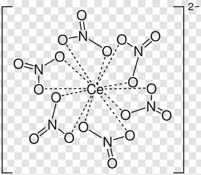 Ceric Ammonium Nitrate Cerium(IV) Oxide - White - Chemistry Transparent PNG