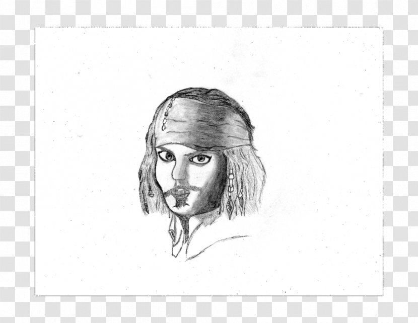Visual Arts Drawing Sketch - Portrait - Captain Jack Sparrow Transparent PNG