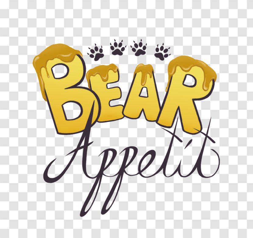 Bear Appetite Cafe LLC Logo Font - Cartoon Transparent PNG