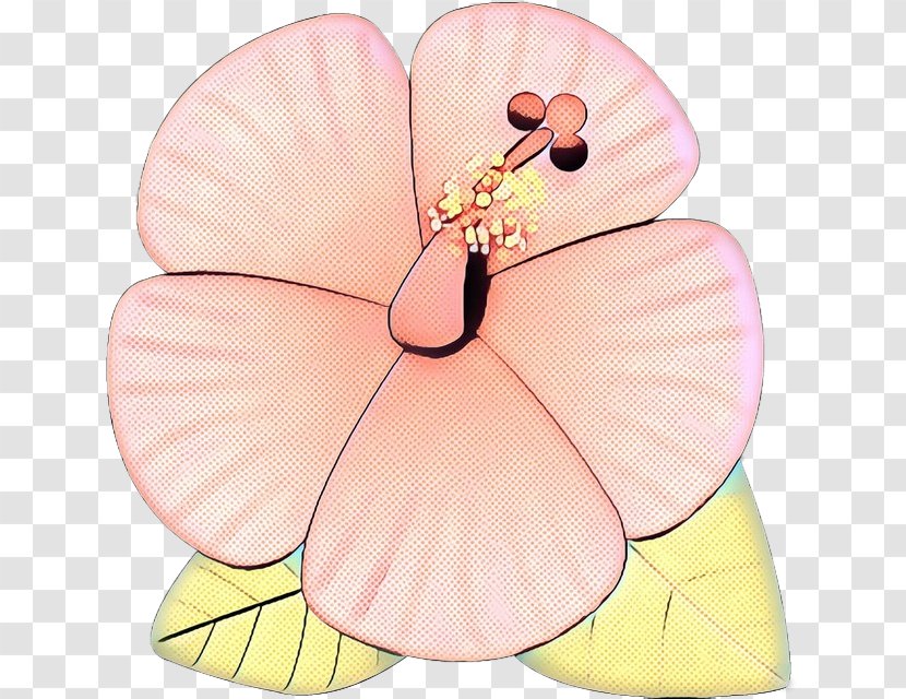 Pink Flower Cartoon - Blossom - Cut Flowers Peach Transparent PNG
