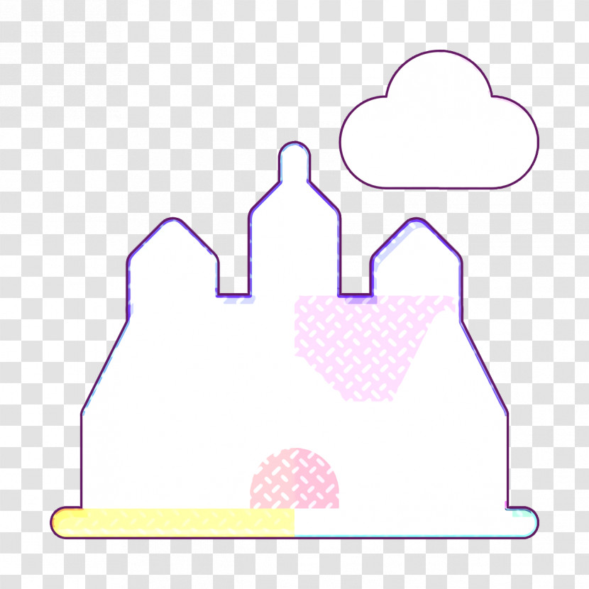 Architecture And City Icon Castle Icon Landscapes Icon Transparent PNG