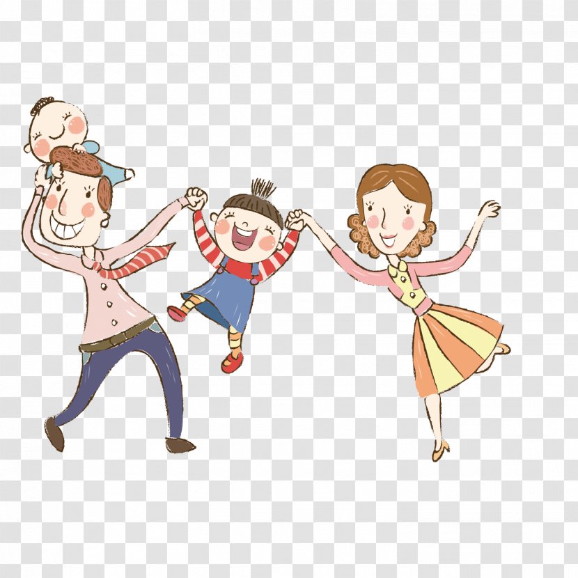 Happiness Illustration - Male - Happy Family Transparent PNG