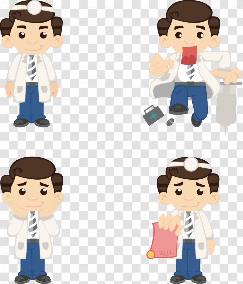 Cartoon Physician - Doctor Elements Transparent PNG