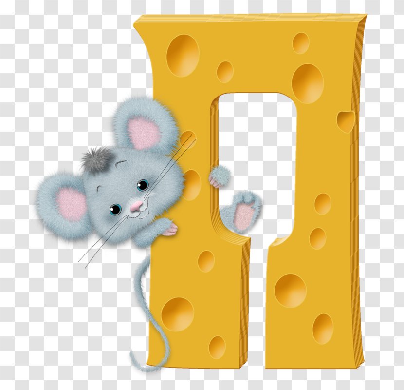 Cheese - Mouse - Hand-painted Transparent PNG