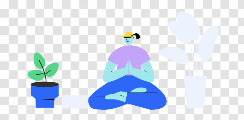 Meditating At Home Rest Relax Transparent PNG