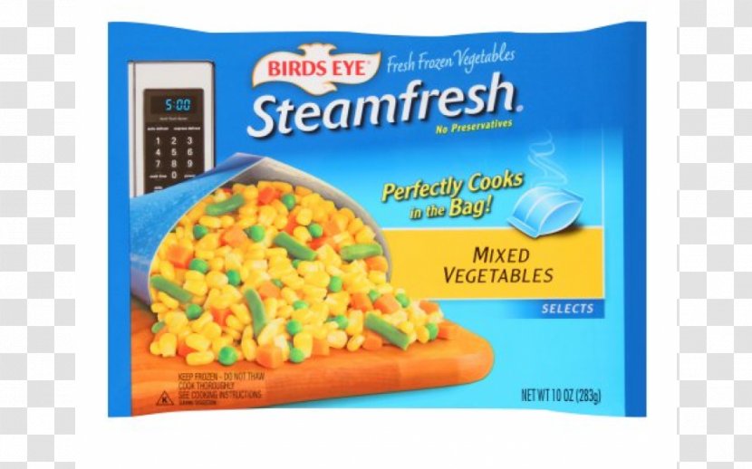 Vegetarian Cuisine Birds Eye Frozen Vegetables Pasta - Bean - Vegetable Transparent PNG