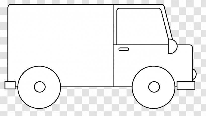 Drawing White Door Handle - Black - Van Cliparts Transparent PNG