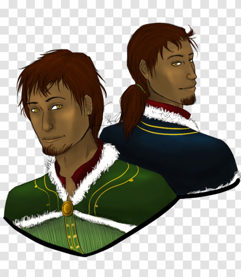 Male Boy Cartoon Brown Hair - Fictional Character - Twins Transparent PNG