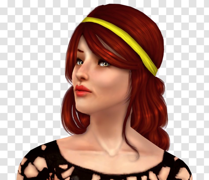 Red Hair Hat - Wig Transparent PNG