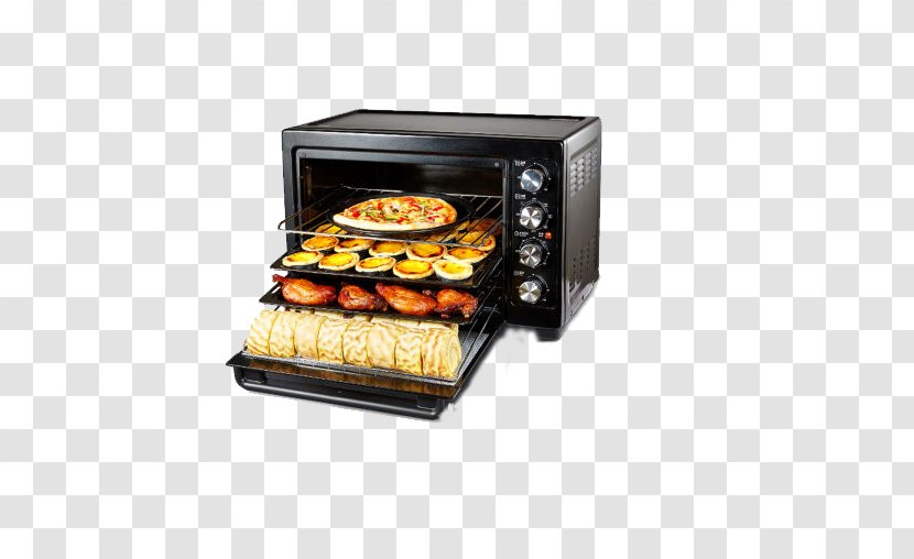 Microwave Oven Baking Christmas Electric Stove - Contact Grill - Black Large Capacity Transparent PNG