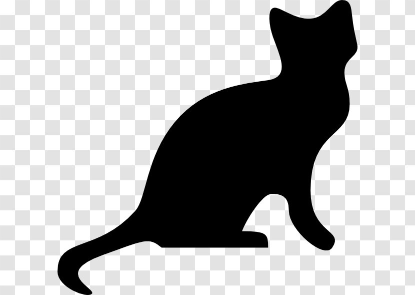 Cat Silhouette Clip Art Transparent PNG