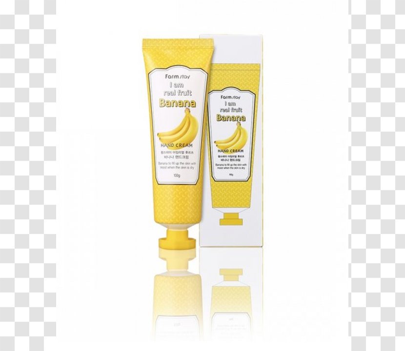 Lotion Cream Sunscreen Cosmetics Banana - Skin Transparent PNG