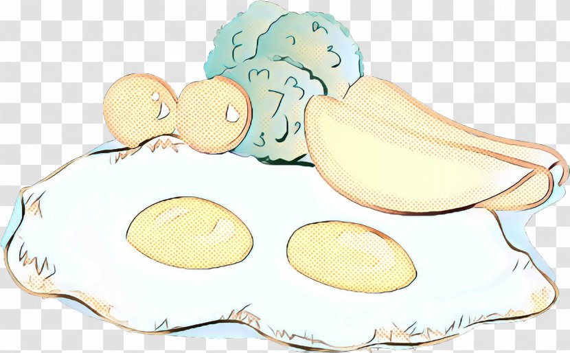 Illustration Cartoon Animal Product Character - Fried Egg Transparent PNG