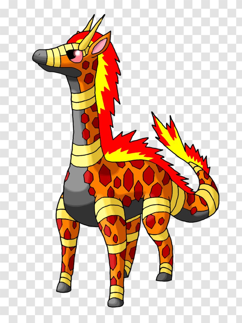 Giraffe Horse Clip Art Mammal Terrestrial Animal - Dragon Transparent PNG