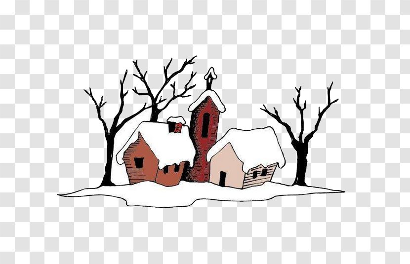 Snow Cartoon Igloo House Illustration - Dwarf Transparent PNG