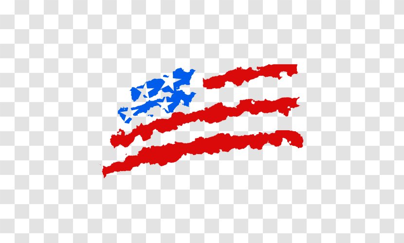 Flag Of The United States - Drawing Transparent PNG