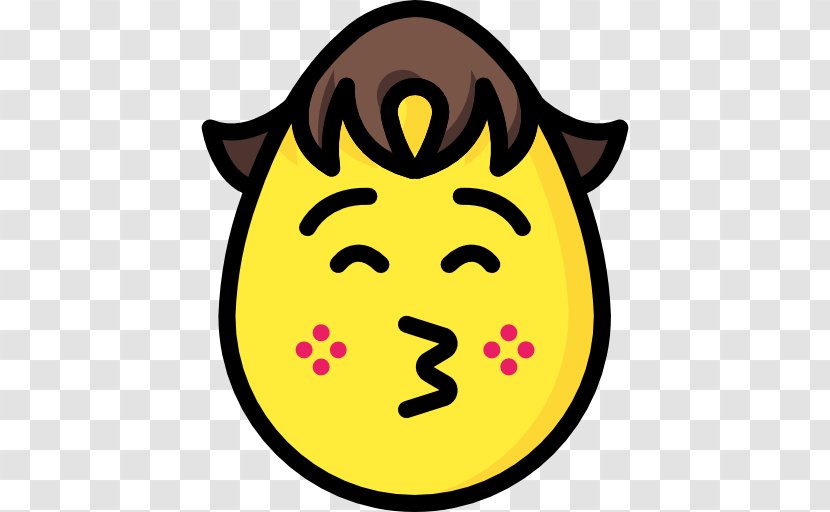 Smiley Emoticon Emoji - Love - Kiss Transparent PNG