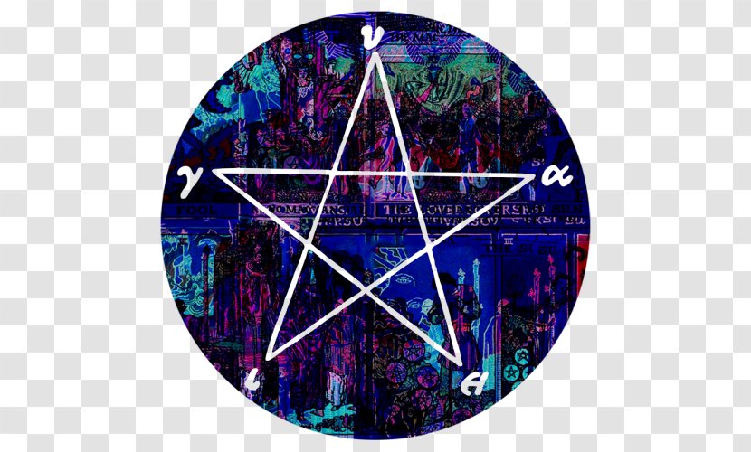 Pentacle Pentagram Magic Circle Symbol - Purple - Satanic Transparent PNG