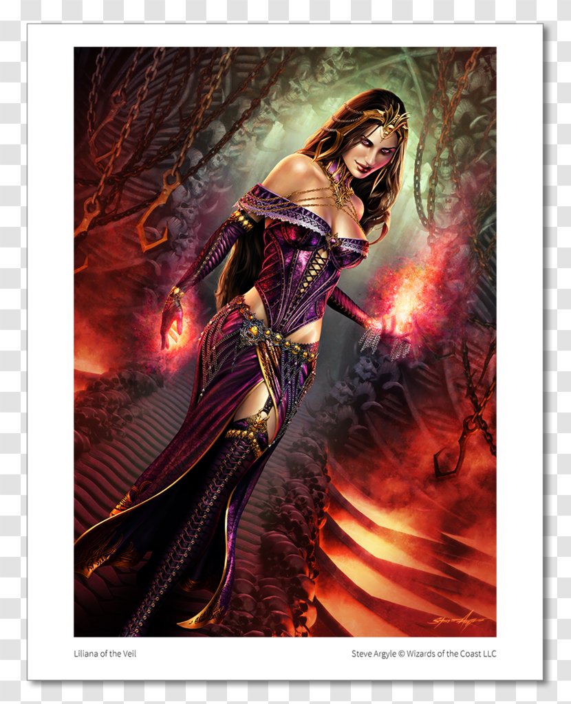 Magic: The Gathering Liliana Of Veil Vess Lorwyn - Heart Transparent PNG