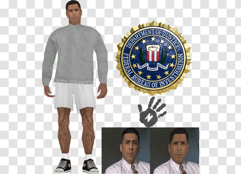 T-shirt Federal Bureau Of Investigation FBI Honorary Medals Sports Special Agent - Uniform Transparent PNG