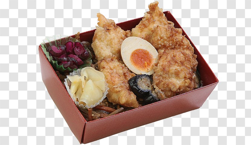 Bento Karaage Ekiben Onigiri Chicken - Meat - Box Transparent PNG