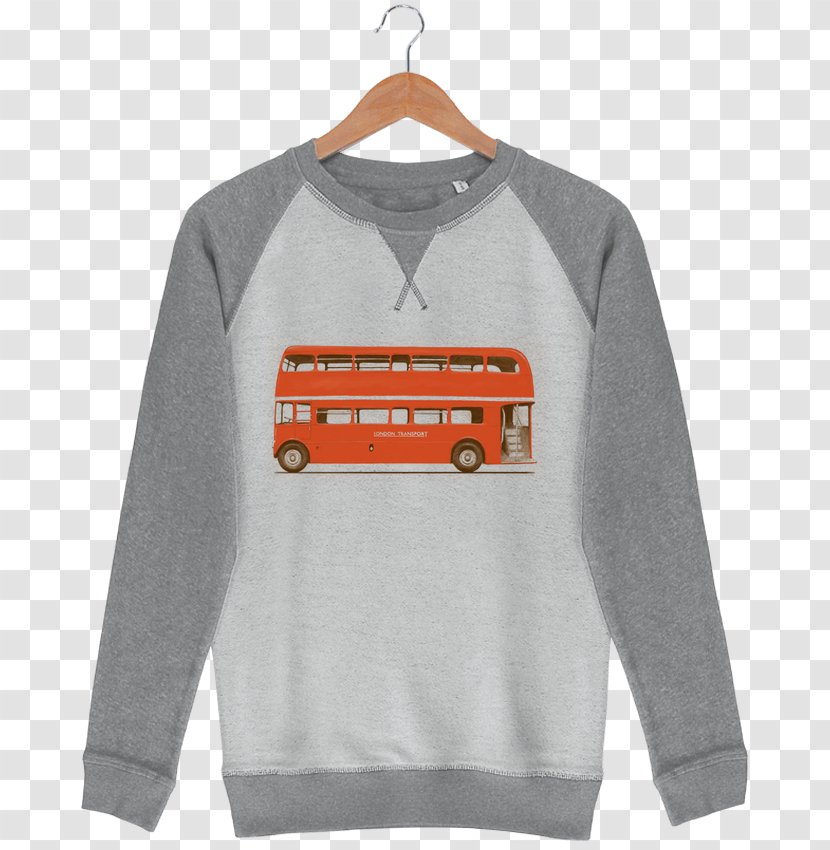 T-shirt Sleeve Bluza Sweater Clothing - London Bus Transparent PNG