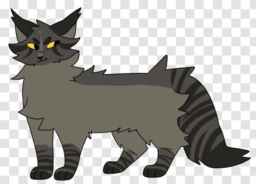 Whiskers Kitten Black Cat Dog - Cartoon Transparent PNG