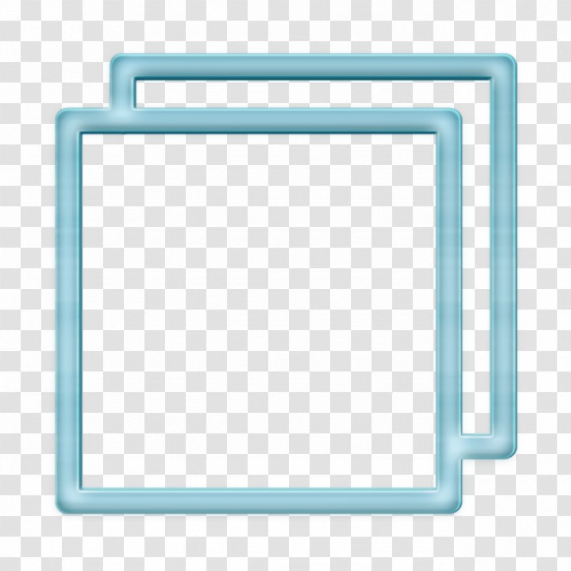 Clipboard Icon Clone Copy - Rectangle Aqua Transparent PNG