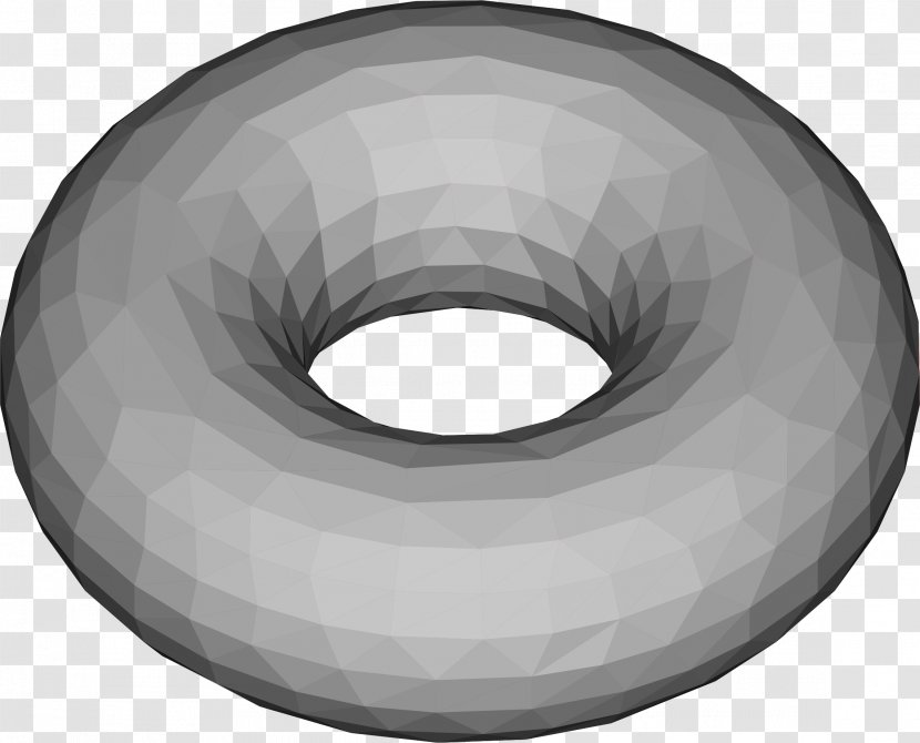 Torus Three-dimensional Space Rotation Circle Clip Art - Tire - Donut Transparent PNG
