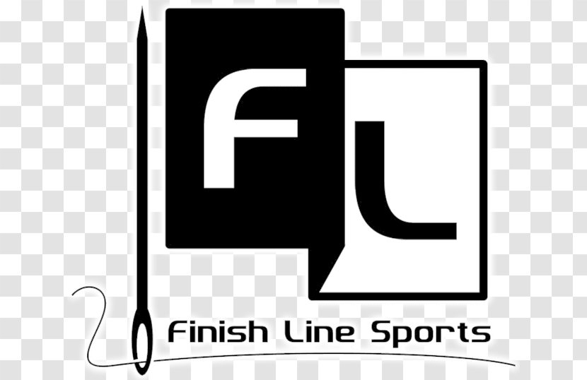 Finish Line Sports Monochrome Clip Art - Logo Transparent PNG