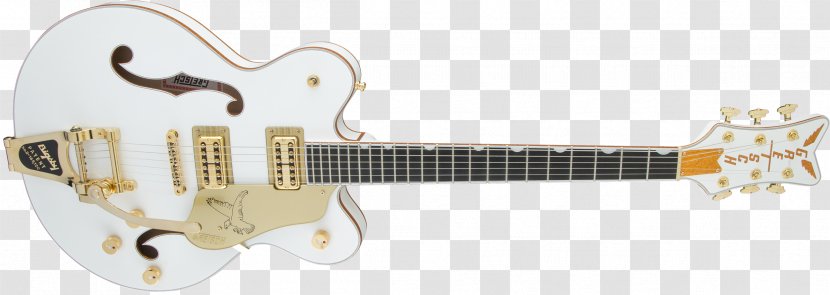 Gretsch White Falcon 6128 NAMM Show Guitar - G6636t Transparent PNG