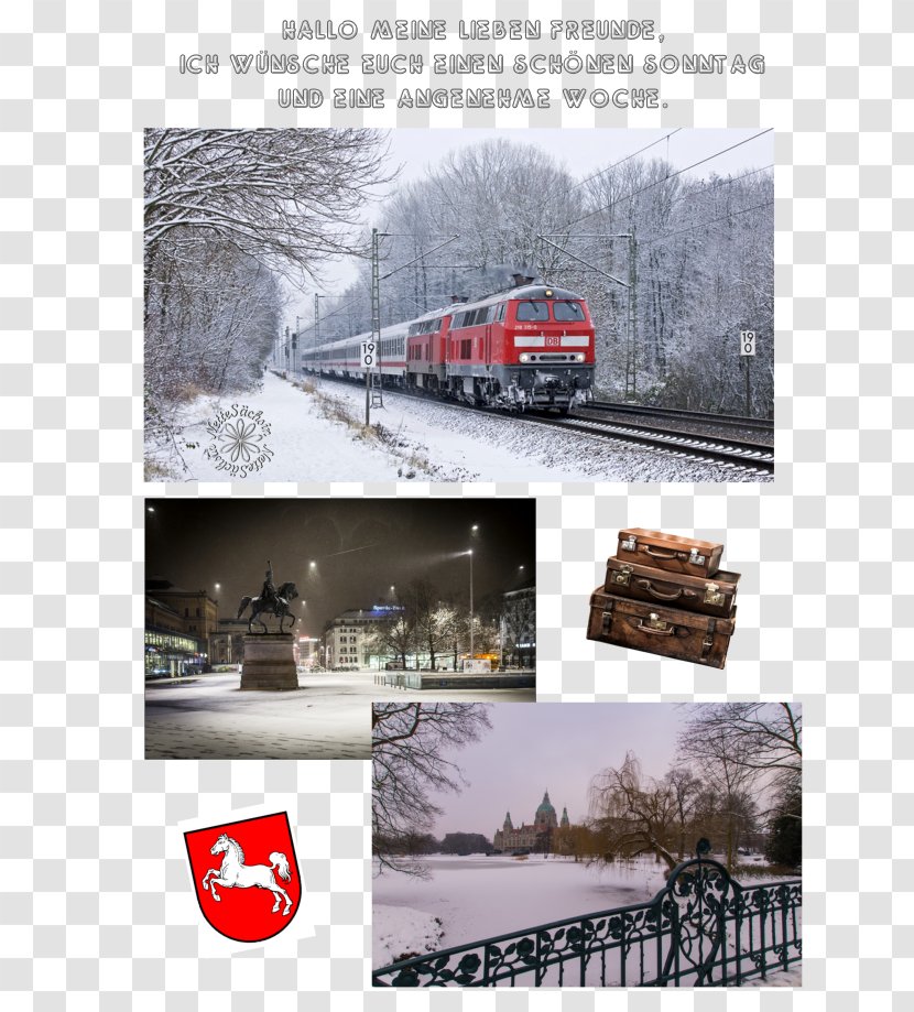 Railroad Car Rail Transport Motor Vehicle Locomotive - Snow Transparent PNG