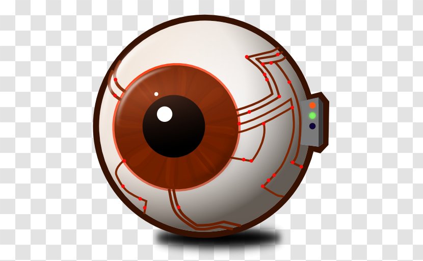 Eye Circle - Orange Transparent PNG