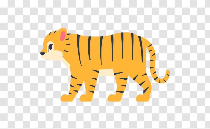 Tiger Whiskers Cat Emoji Lion Transparent PNG