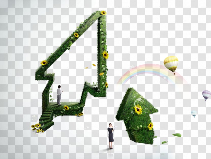 Business Arrow Commerce - Information - Flowers And Green People Transparent PNG