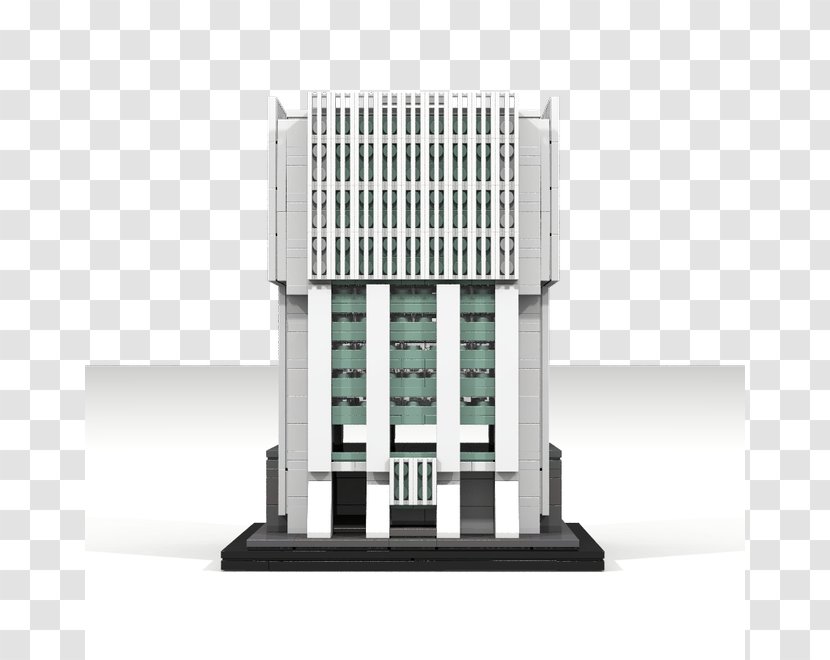 The University Of Hong Kong Knowles Building - Lego Architecture Transparent PNG